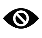 Blindness vector icon