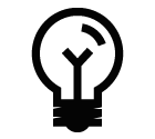 Bulb vector icon