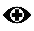 Eye health vector icon