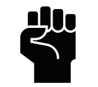 Fist vector icon