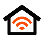 Home WiFi vector icon