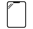 iPad X vector icon