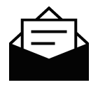 Letter in envelope vector icon