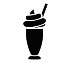 Milkshake vector icon
