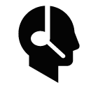 Operator vector icon