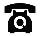 Retro phone vector icon