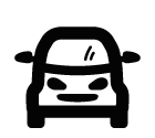Small car vector icon