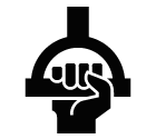Straphanger vector icon