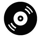 Vinyl vector icon