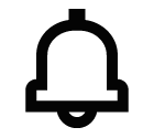 Vector icon of bell