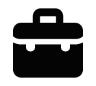 Vector icon of suitcase
