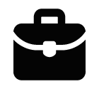 Vector icon of suitcase
