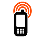 Cell phone vector icon