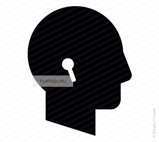 Vector icon of male profile with wireless headphones