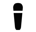 Vector icon of mic