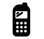 Vector icon of cell phone