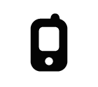 Vector icon of cell phone