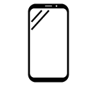Vector icon of smartphone by Samsung