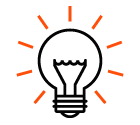 Vector icon of shining electric lamp