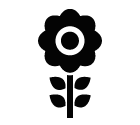 Vector icon of flower