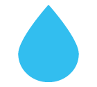 Vector icon of water drop